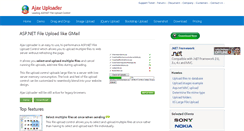 Desktop Screenshot of ajaxuploader.com